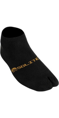 2024 Solite Knit Split Toe Heat Booster Socken 18010 - Black
