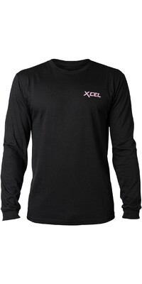 2024 Xcel Mnner Throwback Langarm T-Shirt MATS6TBK - Schwarz