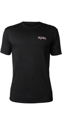 2024 Xcel T-shirt Throwback Para Homem MATS5TBK - Black