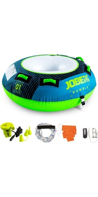 2024 Jobe Rumble Towable Package 1 Person 238823001 - Teal