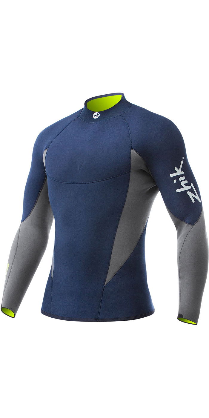 Zhik Mens Superwarm V Neoprene Top DTP1120 Navy Wetsuits Rash