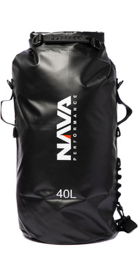 2022 Nava Performance 40L Drybag With Backpack Straps NAVA005 - Black