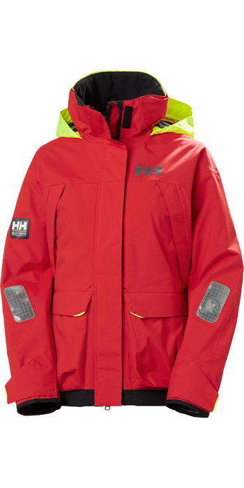 2020 Helly Hansen Kvinners Pier Coastal Seiling Jakke 34177 Alert Røde 2020 Helly Hansen Kvinners Pier Coastal Seiling Jakke 34177 Alert Røde