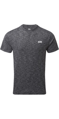 2024 Gill Mens Holcombe Crew Short Sleeve Base Layer 1103 - Charcoal