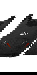 2023 Gill Pro Racer Side Zip 50N Buoyancy Aid 4916 - Black / Orange