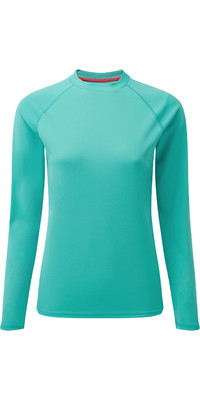 2022 Gill Womens Long Sleeve UV Tec Tee UV011W - Turquoise
