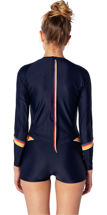 2020 Rip Curl Womens Boyleg Long Sleeve UV Surf Suit WLY6KW - Stripe ...