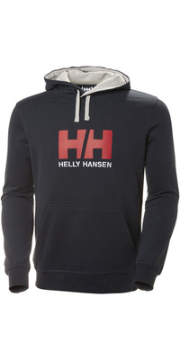 2023 Helly Hansen Hh Logo Sudadera Con Capucha Navy 33977
