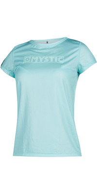 2021 Mystic Womens Star Short Sleeve Rash Vest 200151 - Mist Mint