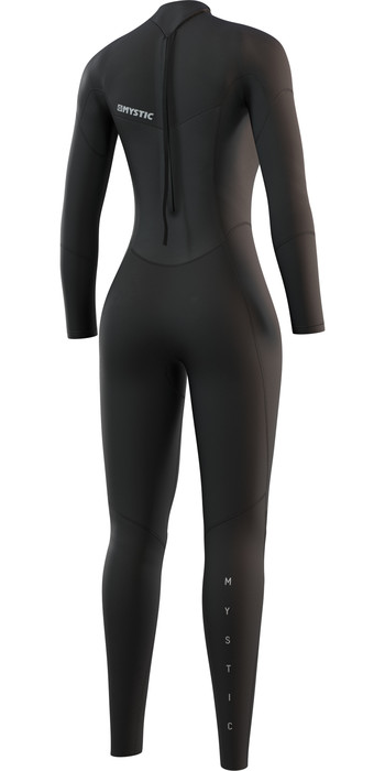 2021 Mystic Womens Star 3/2mm Back Zip Wetsuit 210318 - Black