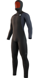 2023 Mystic Mens Marshall 5/3mm Hooded Chest Zip Wetsuit 35000.230007 - Black