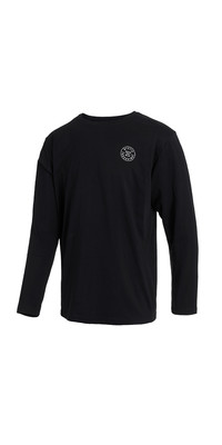 2024 Mystic Mens Boarding Long Sleeve Quickdry Shirt 35001220282 - Black