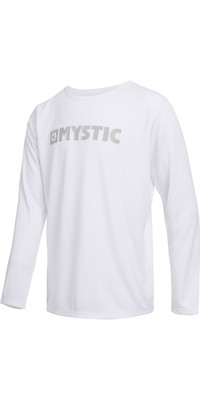 2023 Mystic Mænd Star Langærmet Quickdry Lycra Vest 35001220286 - Hvid