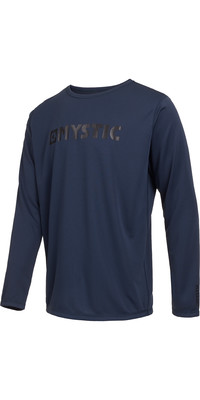 2024 Mystic Mens Star Langærmet Quickdry T-shirt 35001220286 - Night Blue