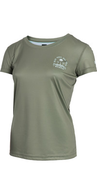 2022 Mystic Damen Ignite Kurzarm Loose Quick Dry T-Shirt 35001220288 - Olive