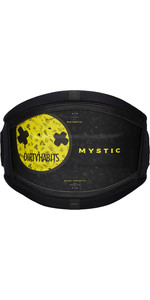 2021 Mystic Majestic 'dirty Gewoontes' Kite Waist Trapeze No Bar 210118 - Zwart/geel