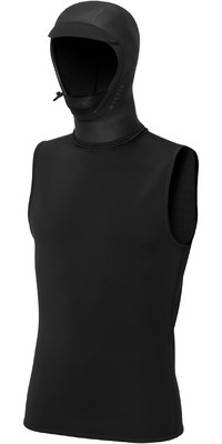 2024 Mystic 3/2mm Neoprene Hooded Wetsuit Top 35016.230016 - Black