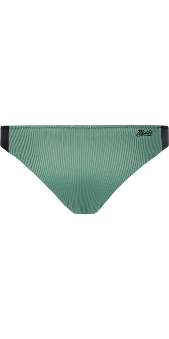 2021 Mystic Damen Bikinihose Mit Reißverschluss 210264 - Seasalt Green