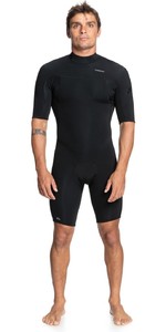 2022 Quiksilver Mens Everyday Sessions 2mm Back Zip Shorty Wetsuit EQYW503027 - Black