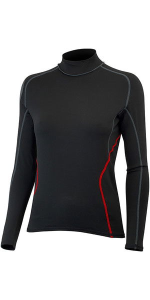 2019 Gill mujer Hydrophobe Top manga larga NEGRO 4522W