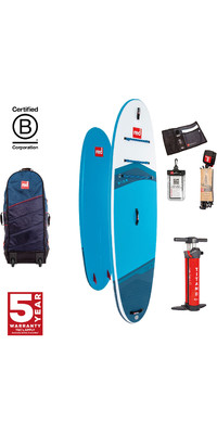 2024 Red Paddle Co 10'2'' Ride MSL Stand Up Paddle Board , Saco E Bomba 001-001-001-0109 - Blue