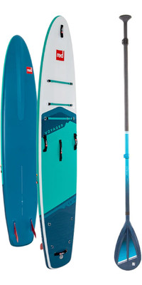 2024 Red Paddle Co 12'0'' Voyager MSL Stand Up Paddle Board & Hybrid Tough Paddle 001-001-002-0063 - Blue