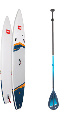 2024 Red Paddle Co 12'6'' Elite MSL Stand Up Paddle Board E Hybrid Tough Paddle 001-001-003-0037 - White