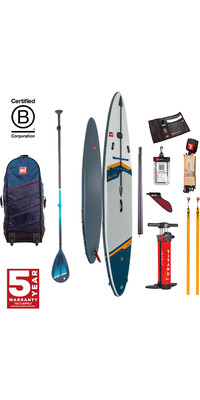 2024 Red Paddle Co 12'6'' Elite MSL Stand Up Paddle Board , Tasche, Pumpe & Hybrid Tough Paddle 001-001-003-0037 - White