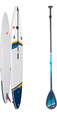 2024 Red Paddle Co 14'0'' Elite MSL Stand Up Paddle Board & Hybrid Stoere Peddel 001-001-003-0035 - White