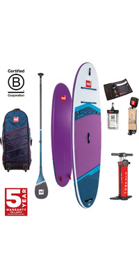 2024 Red Paddle Co 10'6'' Ride MSL Stand Up Paddle Board , Taske, Pumpe & Prime Letvægtspagaj 001-001-001-0099 - Purple