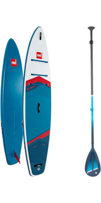 2024 Red Paddle Co 11'0'' Sport MSL Stand Up Paddle Board E Hybrid Tough Paddle 001-001-002-0058 - Blue