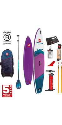 2024 Red Paddle Co 11'0'' Sport MSL Stand Up Paddle Board , Saco, Bomba E Hybrid Tough Paddle 001-001-002-0059 - Purple
