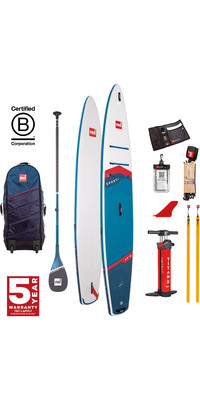 2024 Red Paddle Co 14'0'' Sport + MSL Stand Up Paddle Board , Tas, Pomp & Prime Lichtgewicht Peddel 001-001-002-0072 - Blue