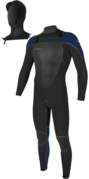 Combinaison à capuche zippée O'Neill Mutant 5 / 4mm 2018 Noir / Abyss 4762