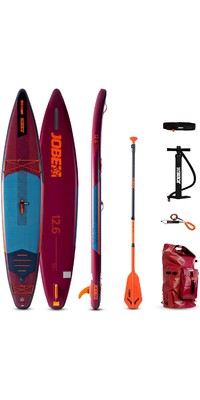 2024 Jobe Neva 12'6 Inflatable Sup Paddle Board Package 486423001 - Planche, Sac, Pompe, Pagaie & Leash