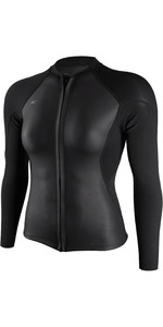 2022 O'Neill Womens Bahia 1.5mm Full Zip Wetsuit Jacket 4933 - Black