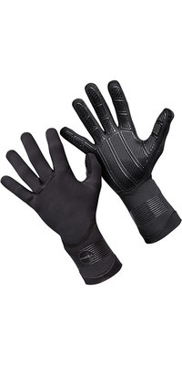 2023 O'Neill Psycho Tech 3mm Double Lined Neoprene Gloves 5104 - Black