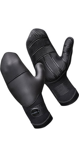 2018 O'Neill Psycho 5mm doppelt gefütterte Neopren Fäustlinge schwarz 5106