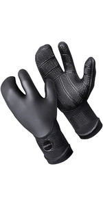 2022 O'Neill Psycho 5mm Double Lined Neoprene Lobster Gloves 5108 - Black