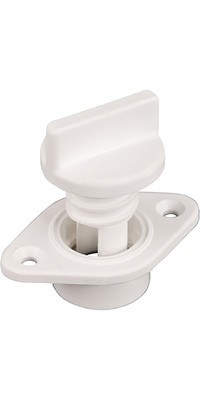 Allen Brothers Drain Socket With Captive Screw Bung A323 - White