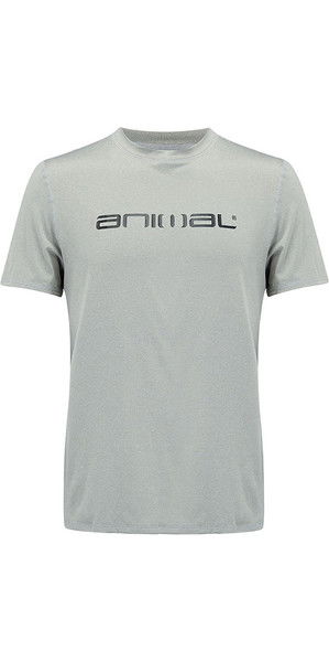 2018 Animal Latero Manica corta protezione UV Tee Grigio Marl CL8SN022