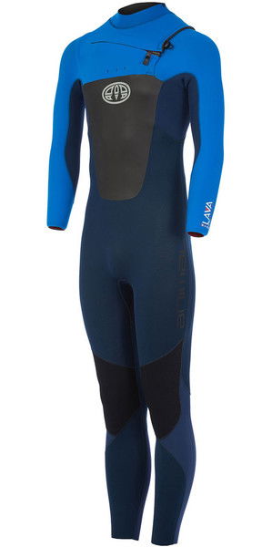 2018 Animal Lava 5/4 / 3mm GBS Brust Zip Neoprenanzug Dark Navy AW7WL103
