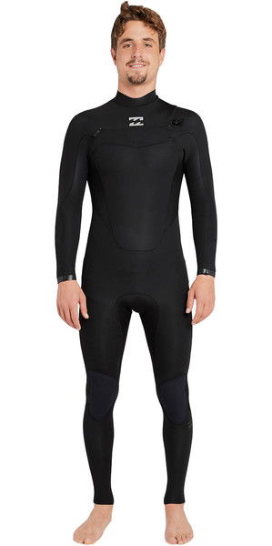 2018 Billabong Absolute Comp 3 / 2mm Brust-Neoprenanzug Schwarz F43M21