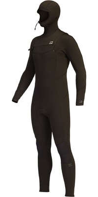 2023 Billabong Mnd Absolute 5/4mm Httekldte Chest Zip Vddragt Z45m19 - Sort Hash
