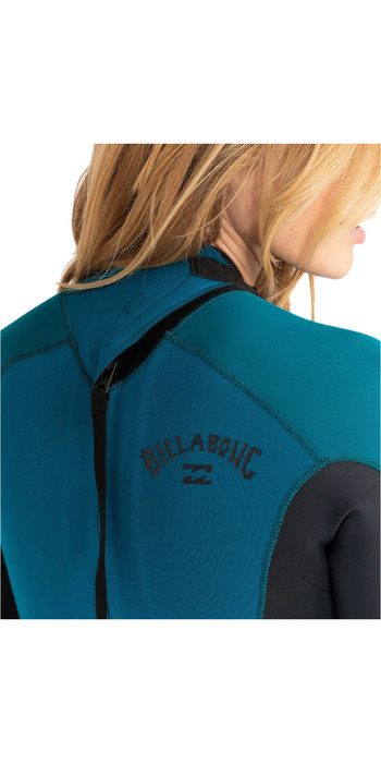 2021 Billabong Womens Launch 3/2mm Back Zip GBS Wetsuit 043G18 - Pacific