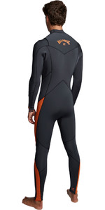 Billabong Mens Furnace Absolute 3/2mm Back Zip Wetsuit Black Sand Thermal 