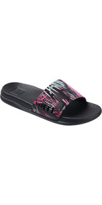 2023 Reef Frauen Ein Gleiten Flip Flops Cj0174 - Palm Fronds