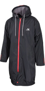 2022 Zone 3 Polar Fleece Parka Changing Robe / Jacket CW19WXFPJ101 - Black / Grey