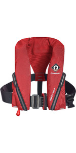 2023 Crewsaver Crewfit 150N Junior Lifejacket Auto With Harness 9705RA - Red