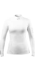 2022 Zhik Womens Eco Long Sleeve Spandex Top DTP-0063-W-WHT - White